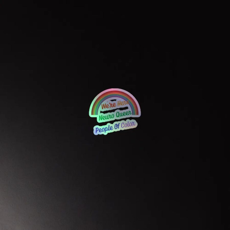 Neuroqueer POC Sticker - Stickin it to the norm product image (2)