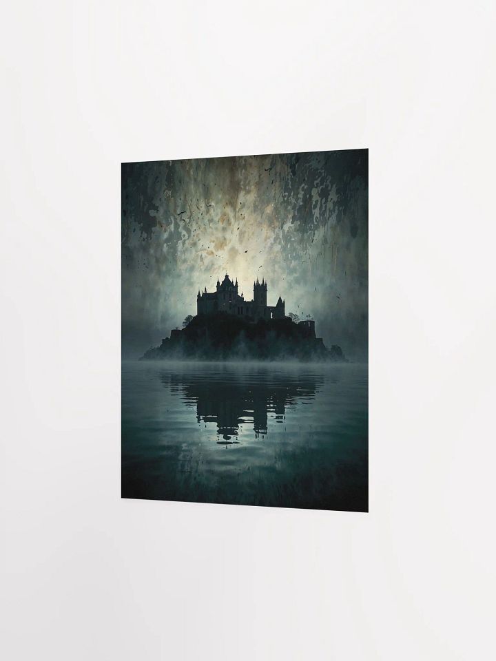 Gothic Castle Reflection Matte Poster product image (18)