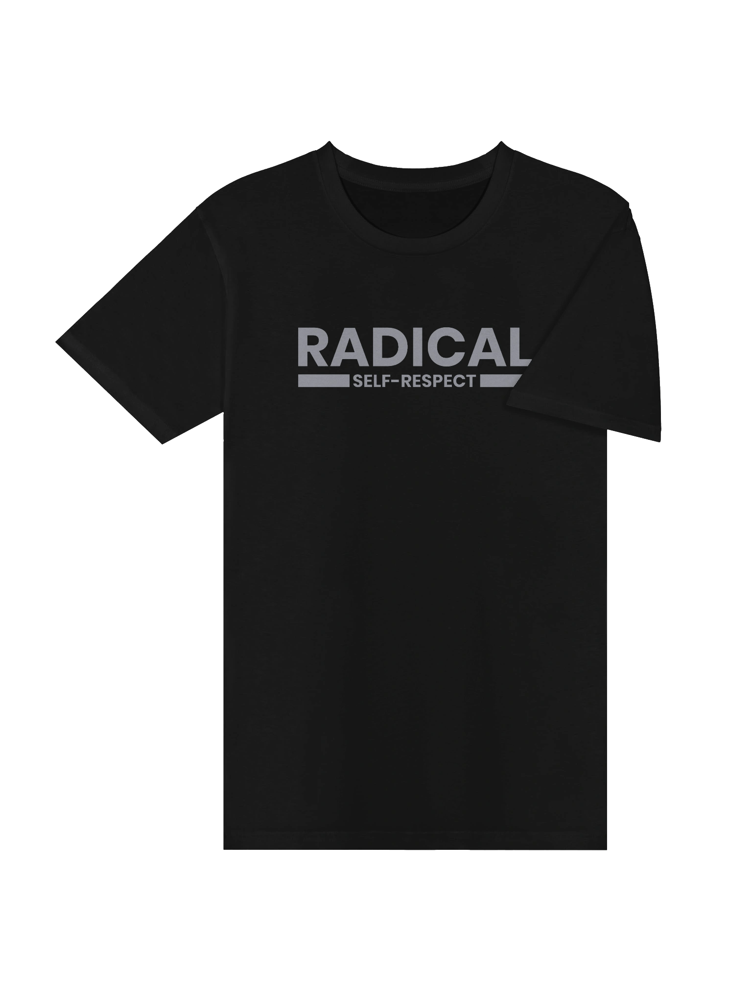 Radical Self-Respect Unisex T-Shirt (Steel Gray) product image (4)