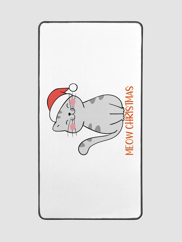 Meow Christmas Desk Mat 15.5" x 31.5" product image (2)