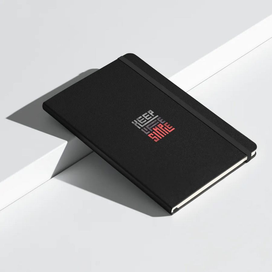 'Keep Life Simple' Hardcover Bound Notebook product image (9)