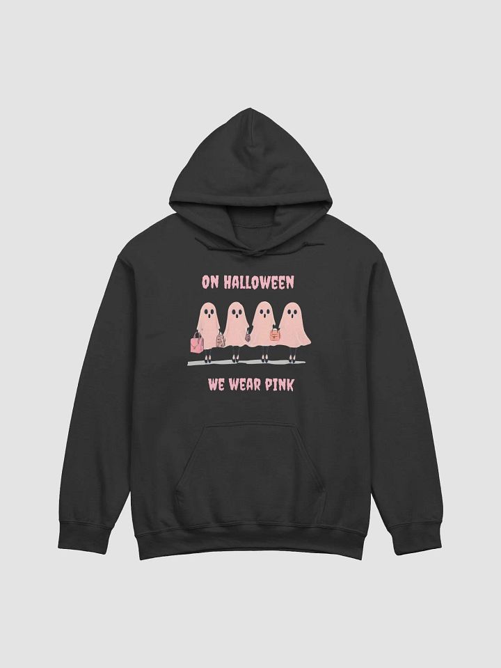 On Halloween We wear Pink hoodie product image (1)
