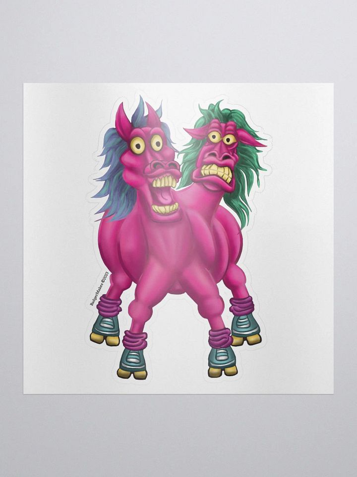 Double Headed Horse Sticker product image (1)