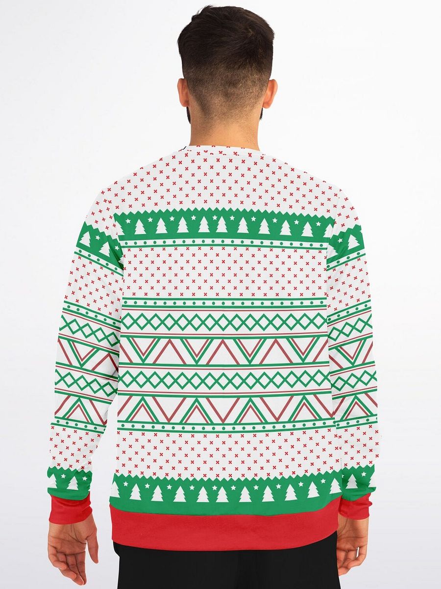 "I Don't Believe In You Either" Sarcastic Santa Ugly Christmas Sweater | Funny Holiday Sweatshirt product image (6)