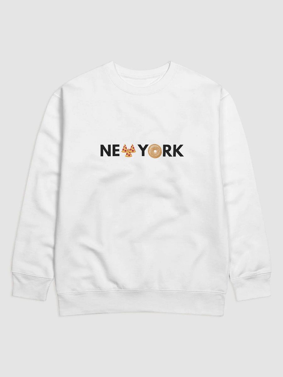New York Pizza Bagel Crew White product image (1)