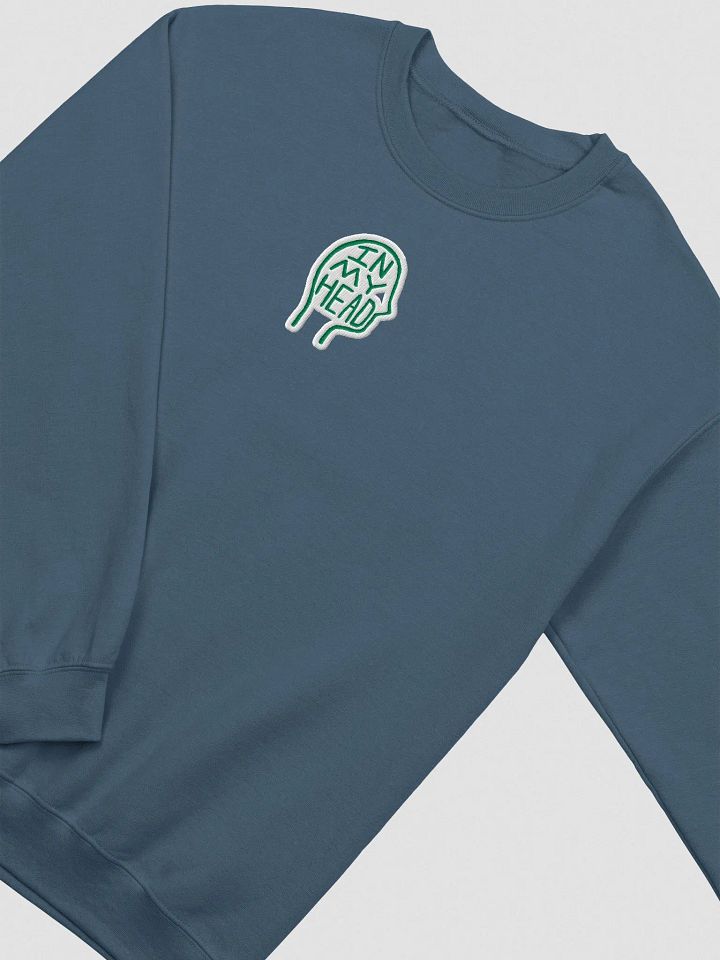 In My Head embroidered crewneck (green bubble design) product image (1)