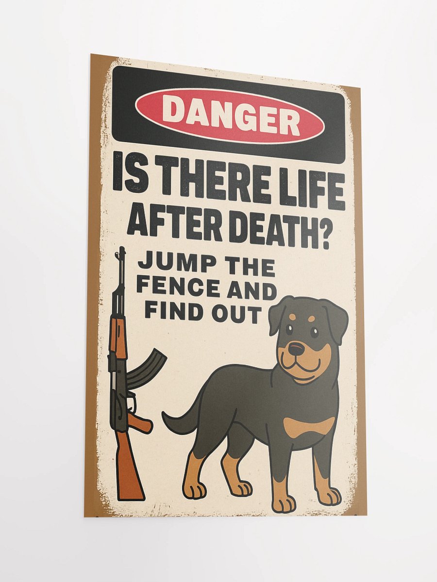 Rottweiler - Is There Life After Death? Poster Print product image (4)