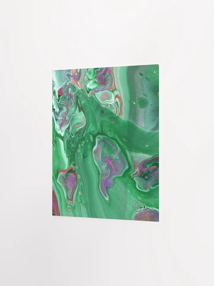 Pickle Green Fluid Acrylic Print product image (2)