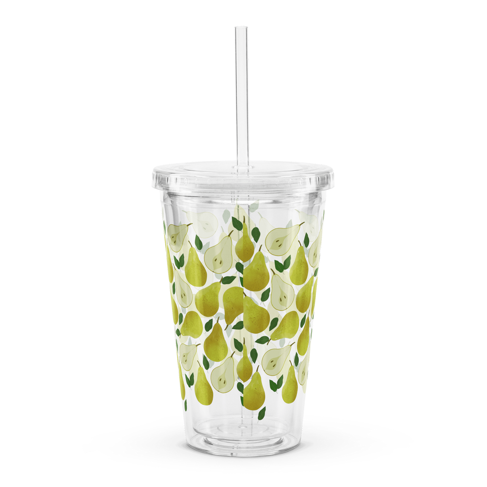 Pear Pattern 16 oz Tumbler, Green product image (3)