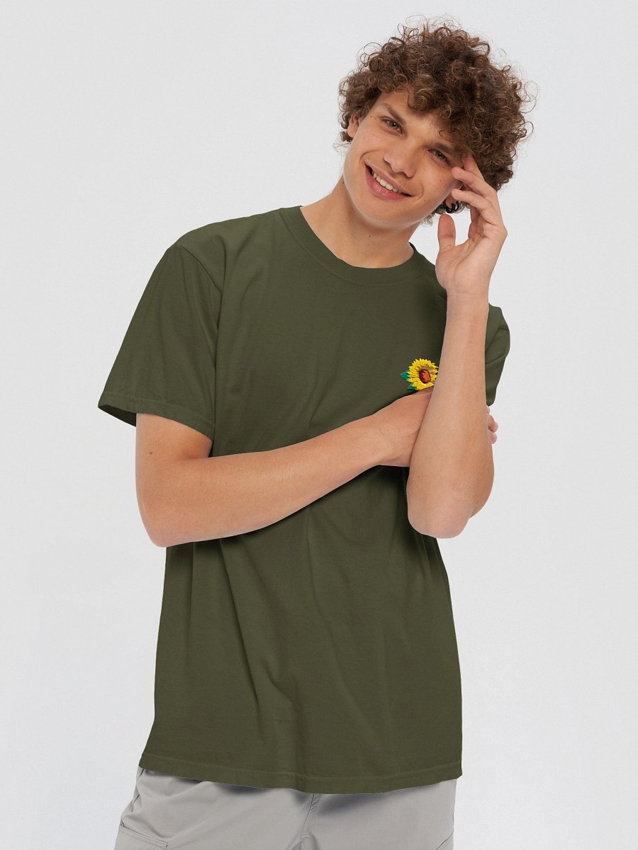 Embroidered Sunflower Serenity T-Shirt product image (100)