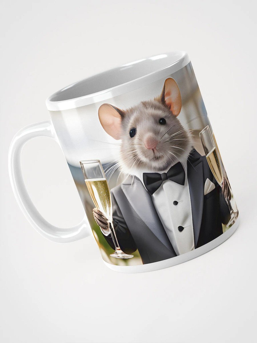 Two Cute Rats Celebrating With Champagne Mug product image (3)