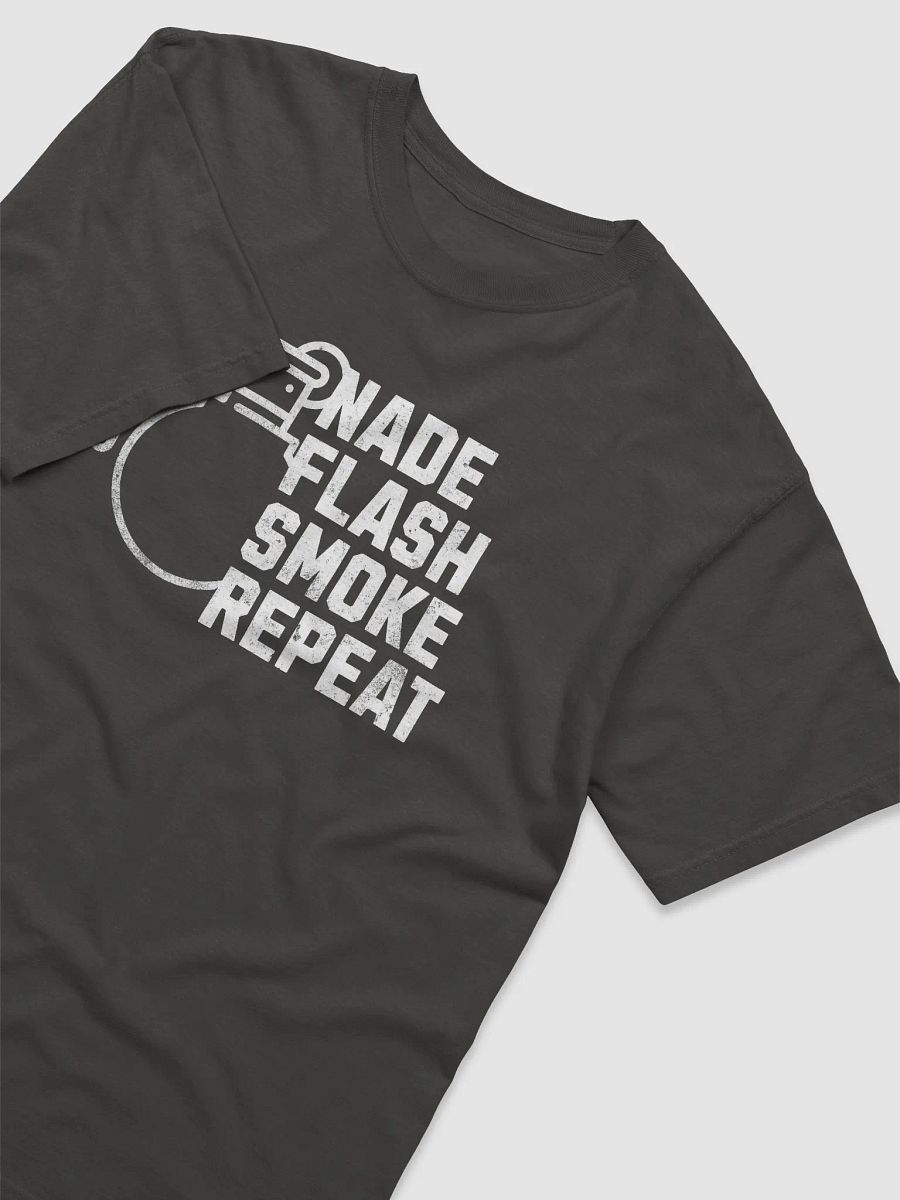 Nade Flash Smoke Repeat Shirt for FPS Gamer CS2 Graphic T-Shirt product image (3)