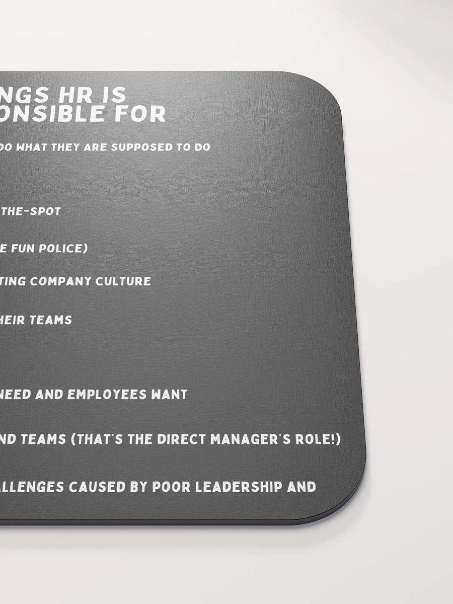 Not Your HR's Job List Mouse Pad product image (7)