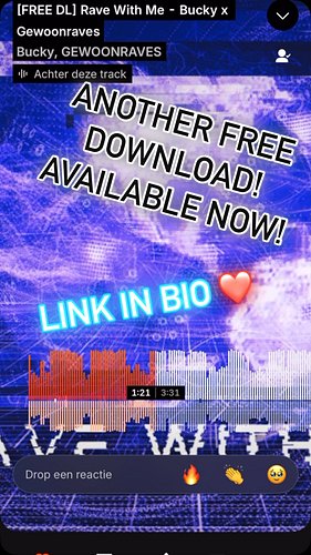 Rave With Me is available as free download! Check bio ❤️ #techno #freedownload #release