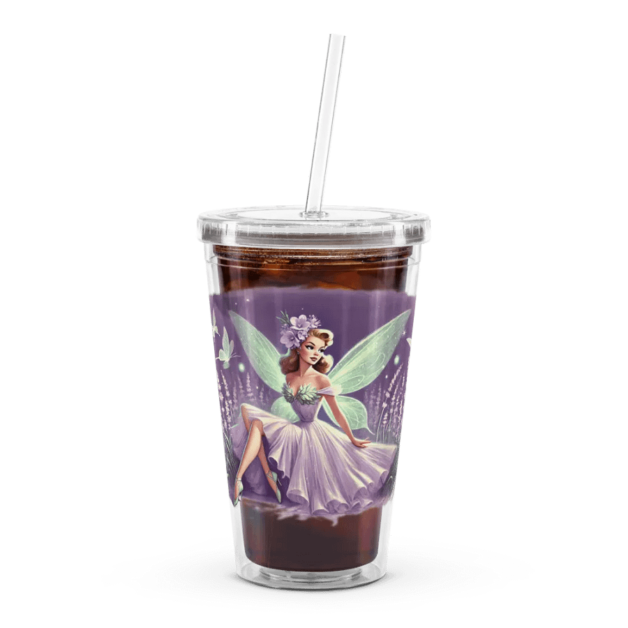 Lavender Fairy Double Wall Tumbler product image (7)