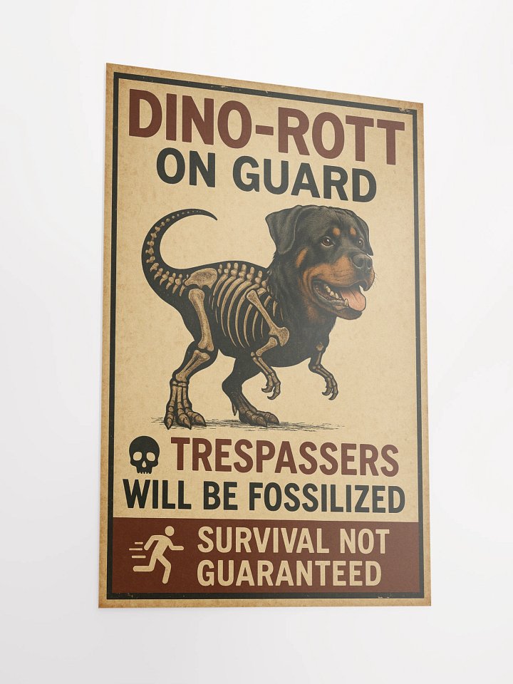 Dino-Rott On Guard Poster product image (5)