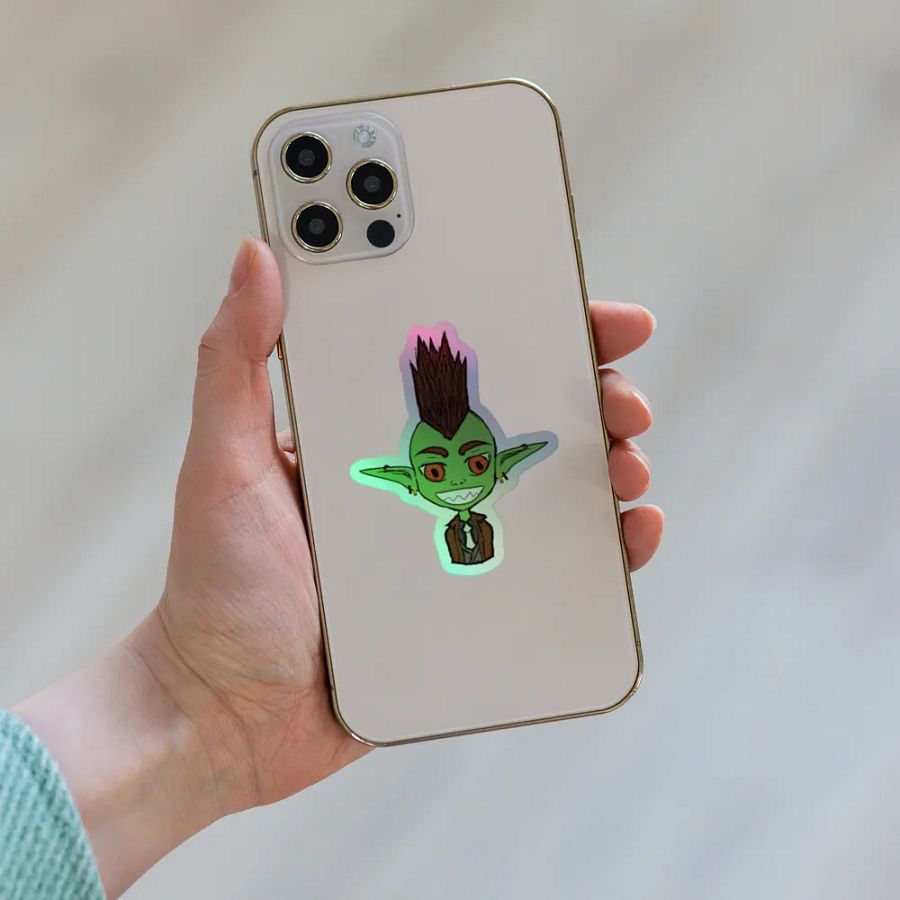 Bazkizz Cartoon Holographic Sticker product image (8)