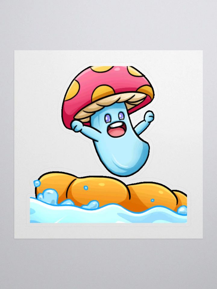 Anna Shroom Hype Emote Sticker product image (1)