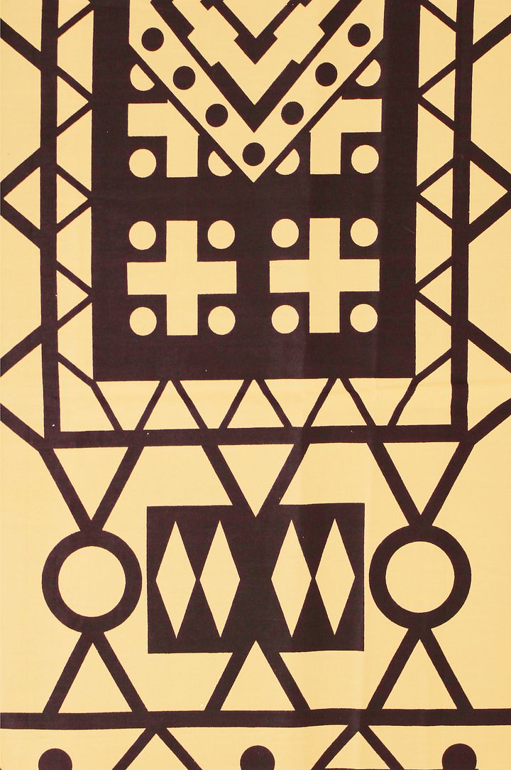 Scampolo Tessuto Samakaka Tradizionale Angolano - 81 cm x 114 cm - cod.259/A product image (1)
