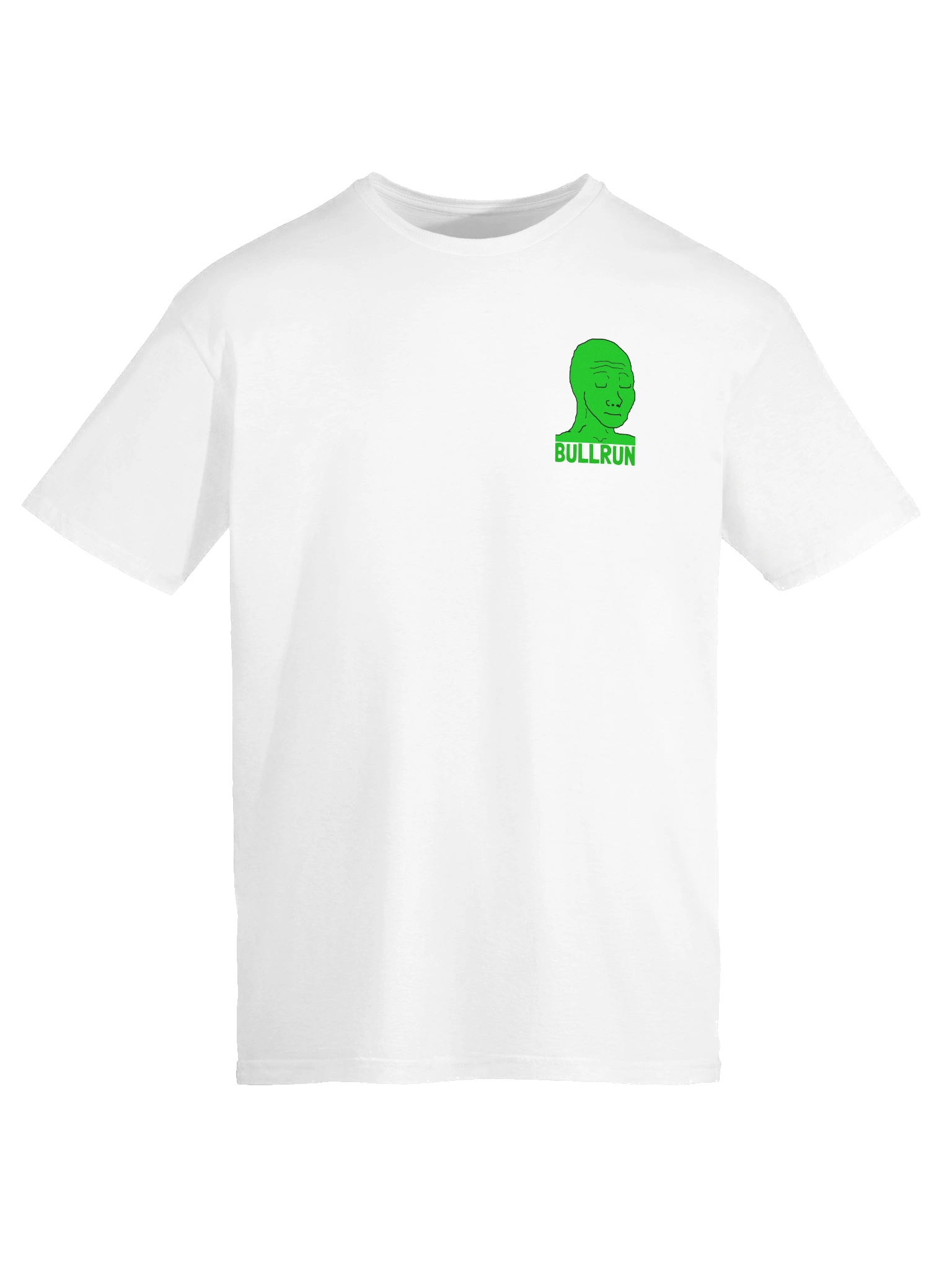 Wojak Tee - Green Face Bull Run 📈🐂 product image (9)
