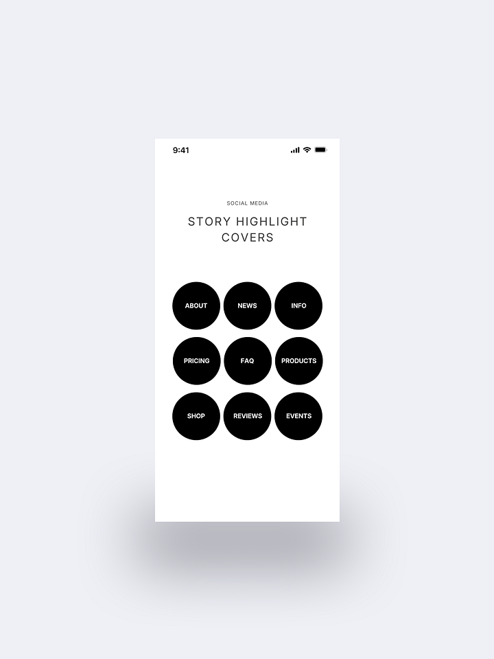 Minimal Aesthetic Instagram Highlight Covers product image (2)