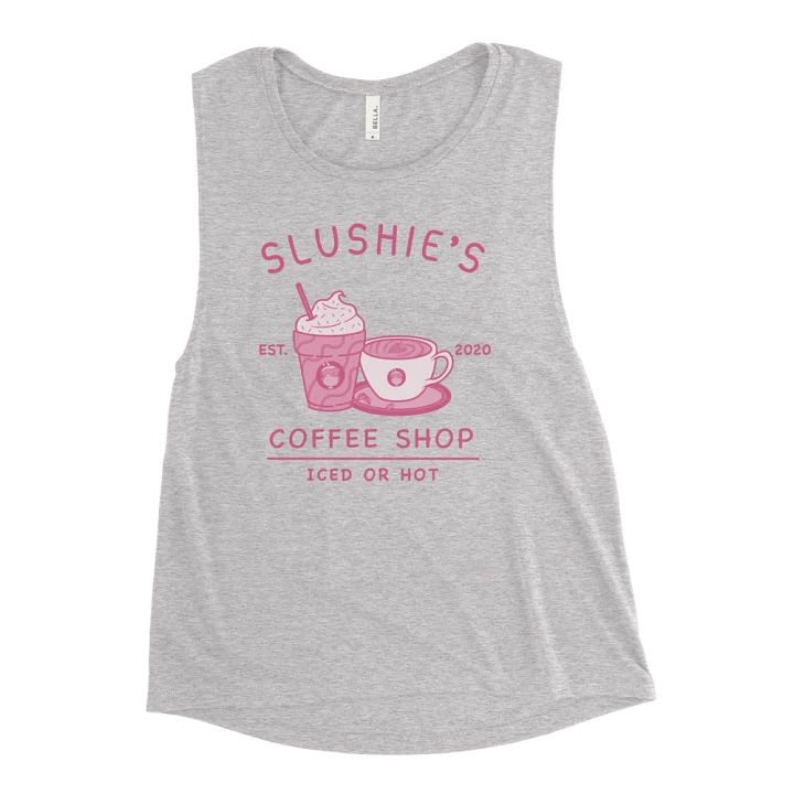 Slushie's Coffee Shop (Pink) | Women's Muscle Tank product image (1)