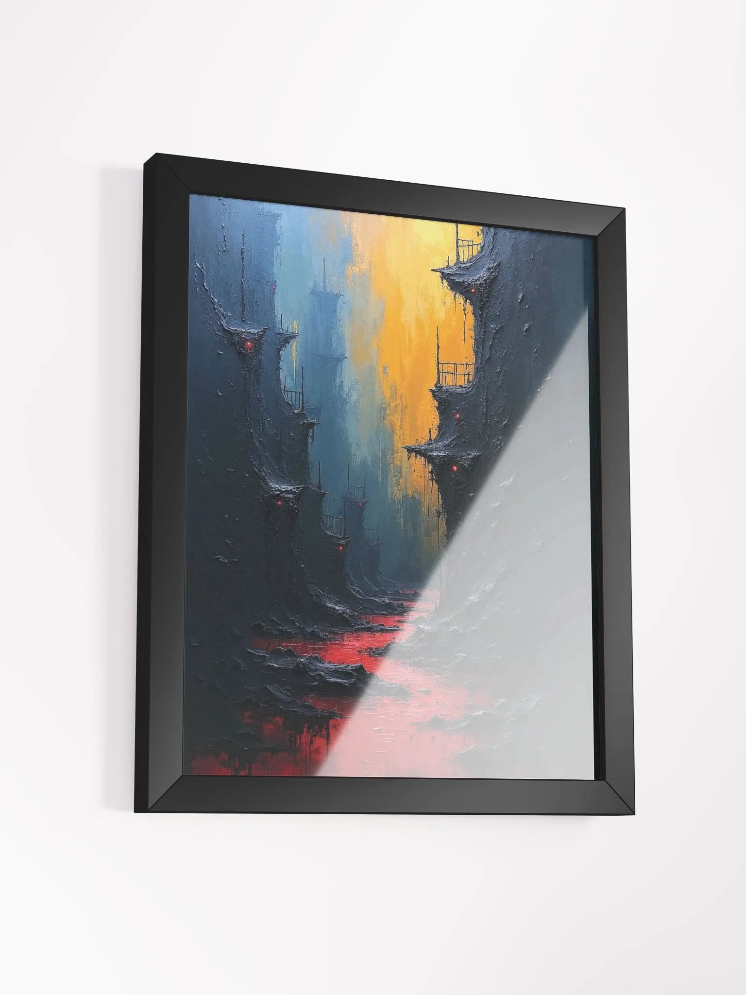 Fiery Abyss Framed Print product image (1)