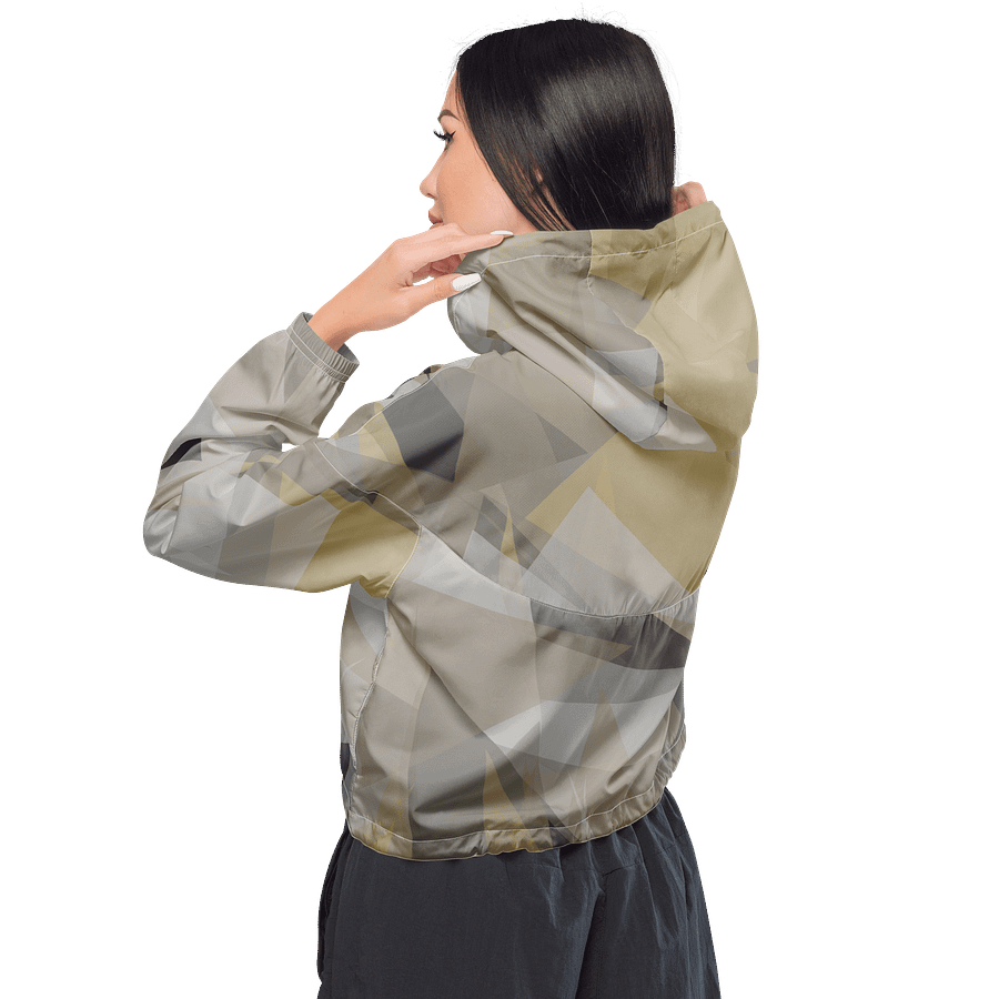 Geo Chic Cropped Windbreaker product image (3)