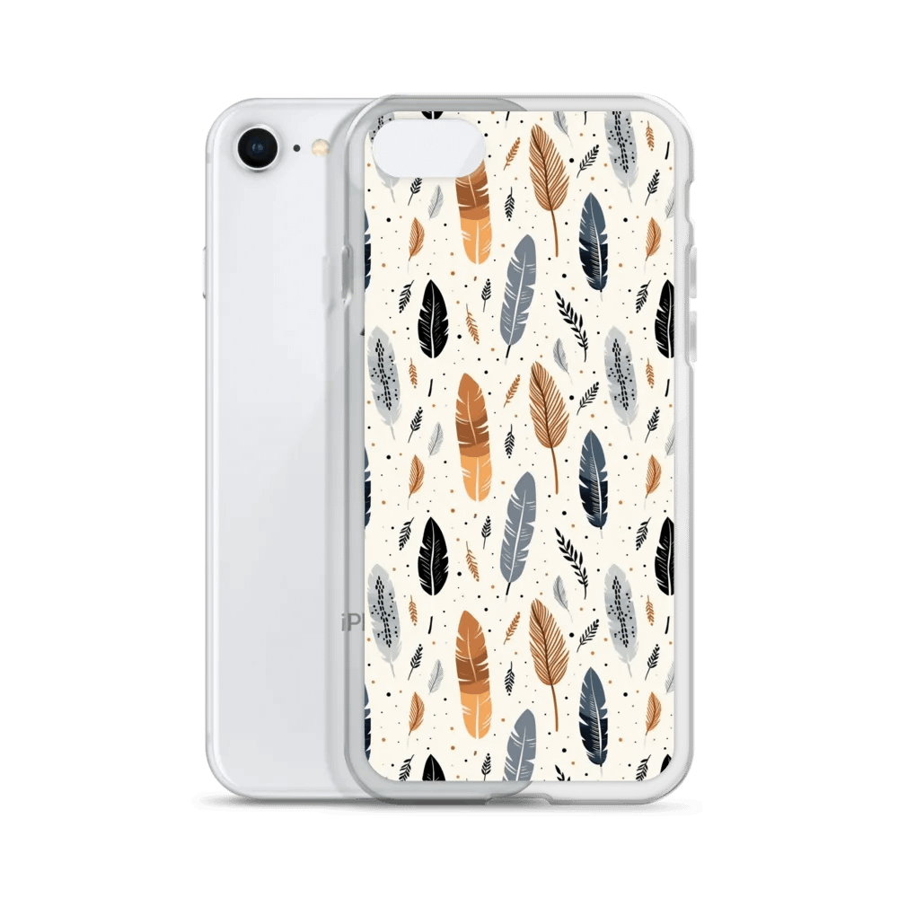 Whispering Feathers Clear iPhone® Case product image (2)