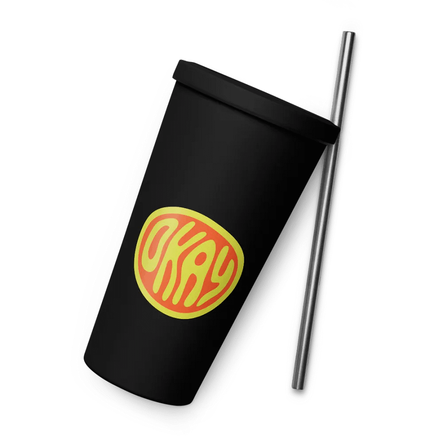 Insulated Tumbler with a Straw (OKAY) product image (6)