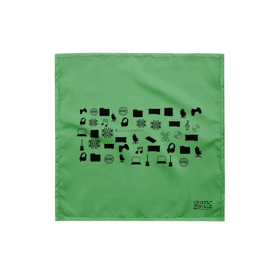 Green Vlog Academy All-Over Print Bandana product image (1)