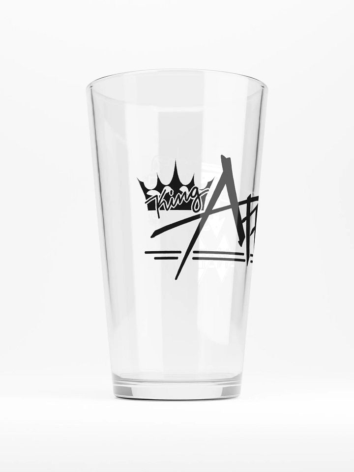 King Apple Diner Sign (Black)✦ Shaker Pint Glass product image (2)