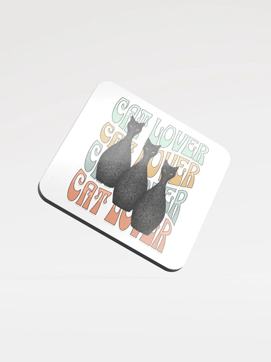 Cat Lover Feline Fantasy Glossed Cork Coaster Set product image (1)