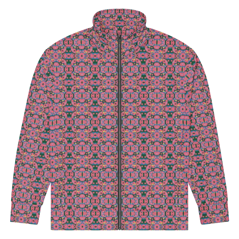 Frosted Petals – Recycled Unisex Track Jacket product image (3)