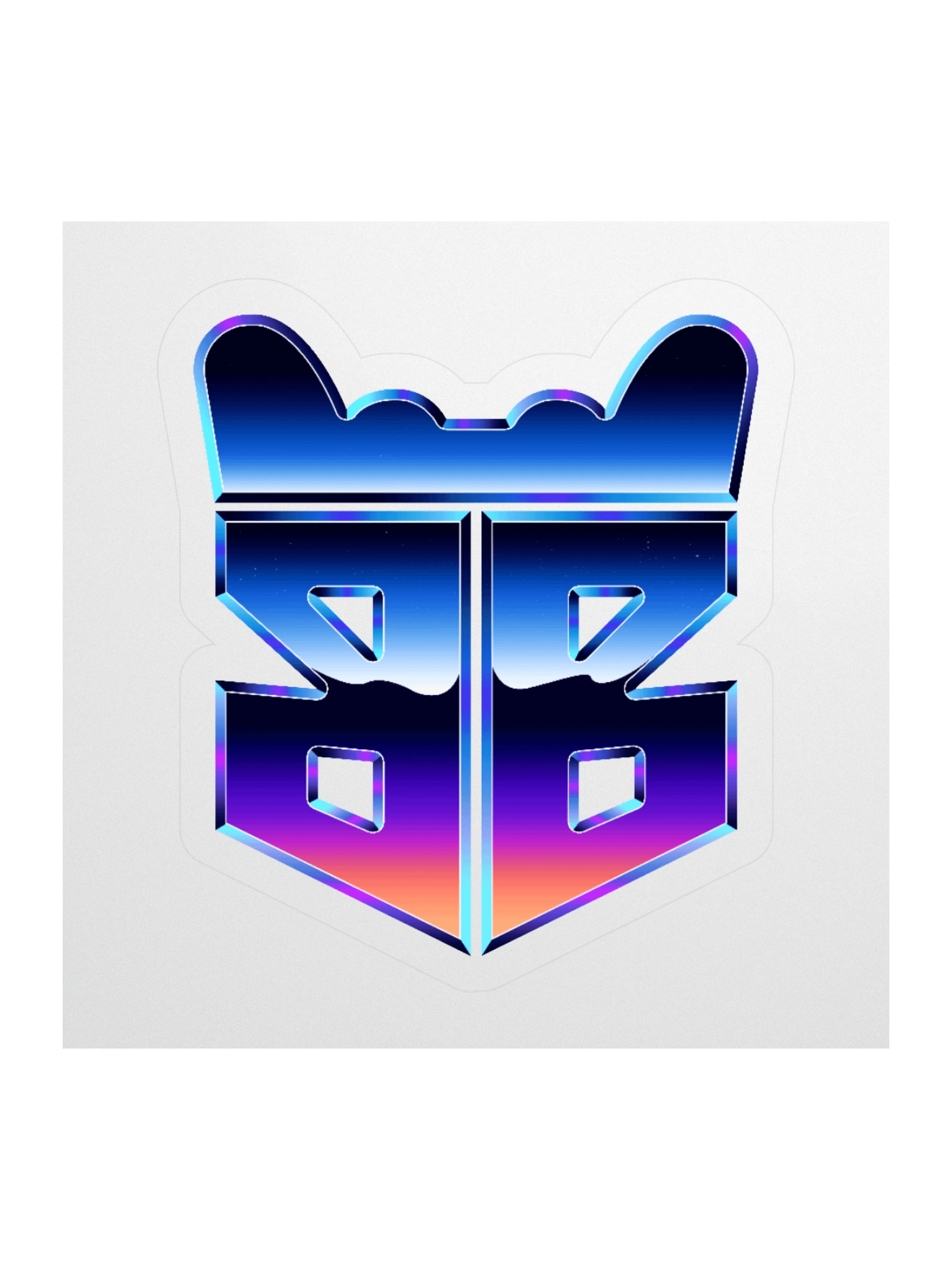 BB Logo Cut Stickers product image (2)