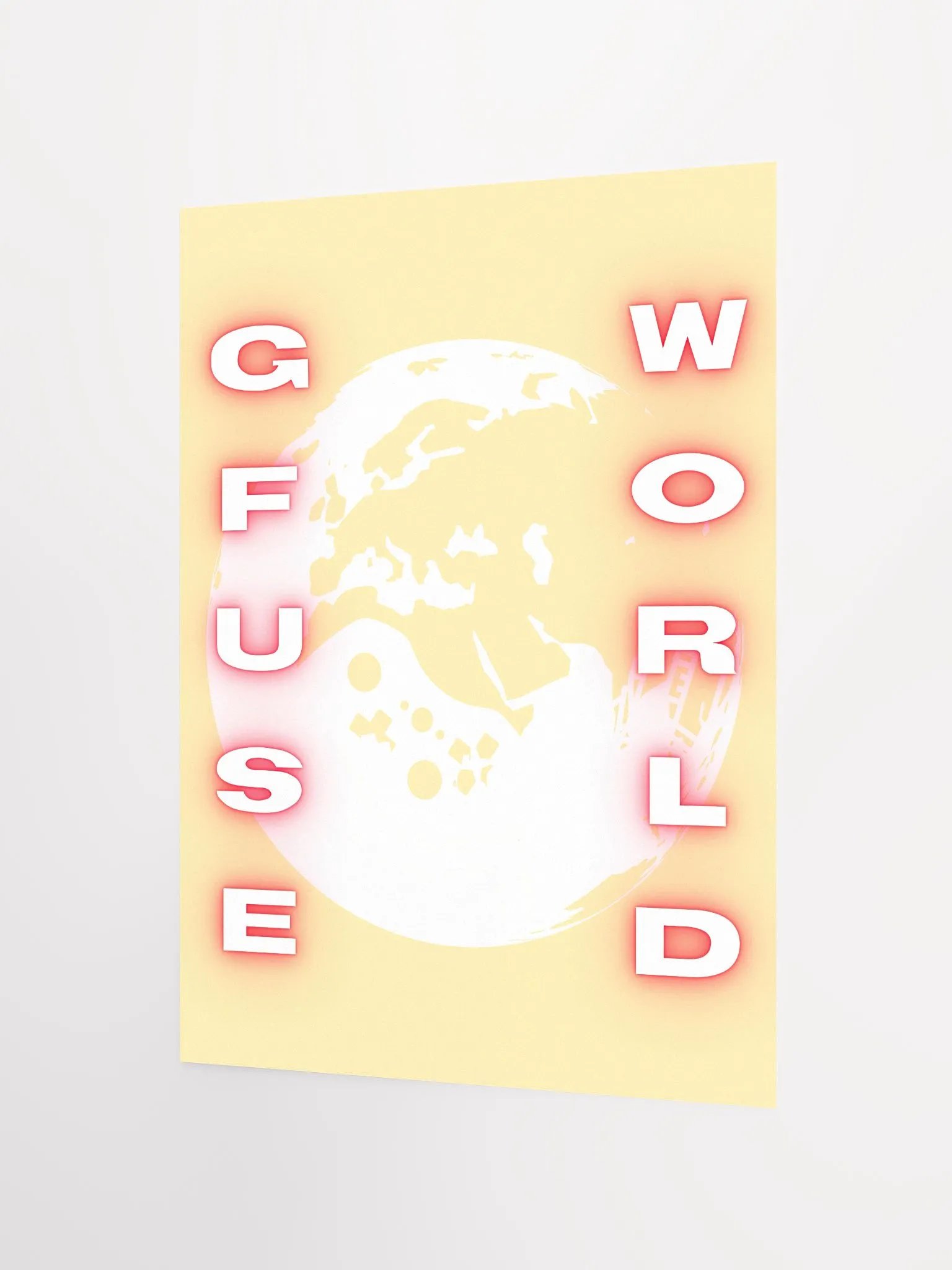 GFuse World Poster | Sand Red product image (3)