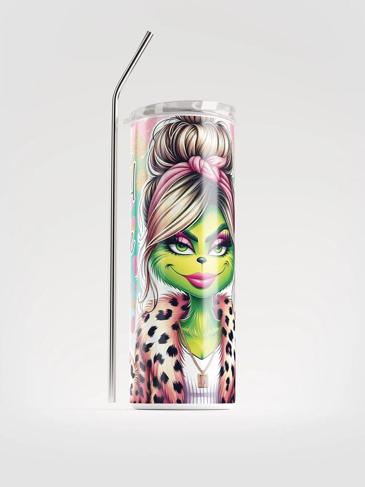 Sassy Grinch Stainless Steel Tumbler product image (1)