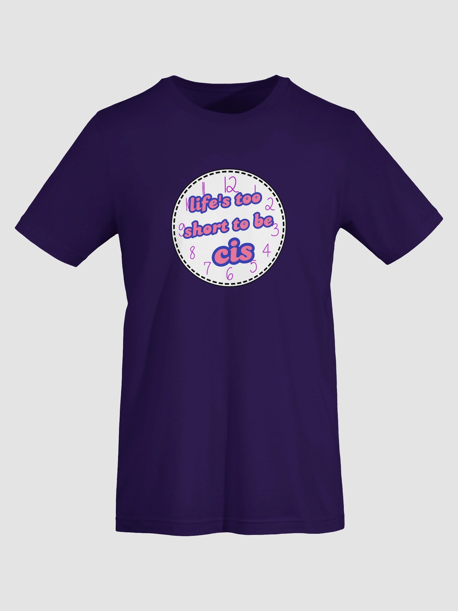 life's too short to be cis genderfluid t-shirt product image (7)