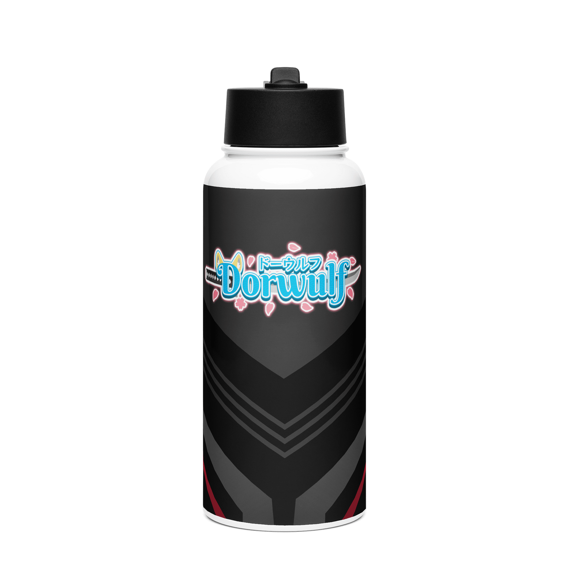 Glossy Steel Dorwulf Water Bottle product image (1)