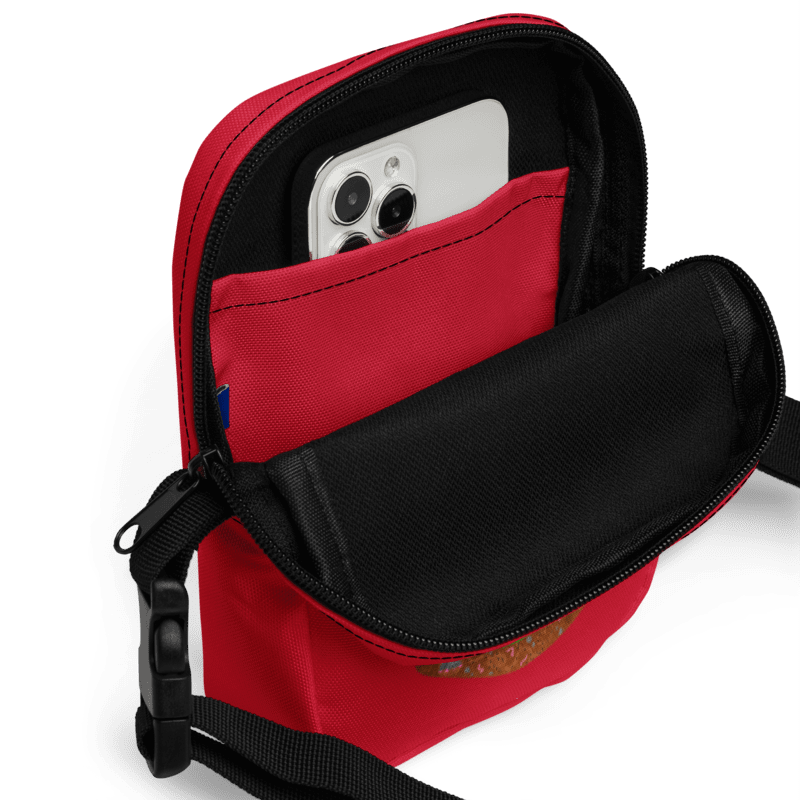 Red Boyoyoing Flower Pot Island Small Utility Crossbody Bag product image (6)