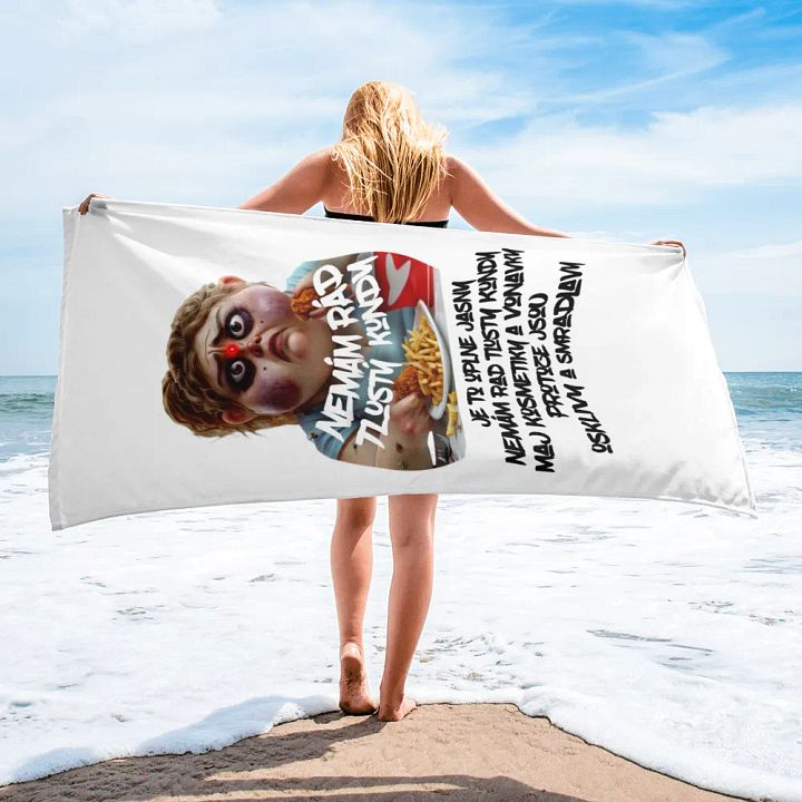 nemam rad towel white product image (2)