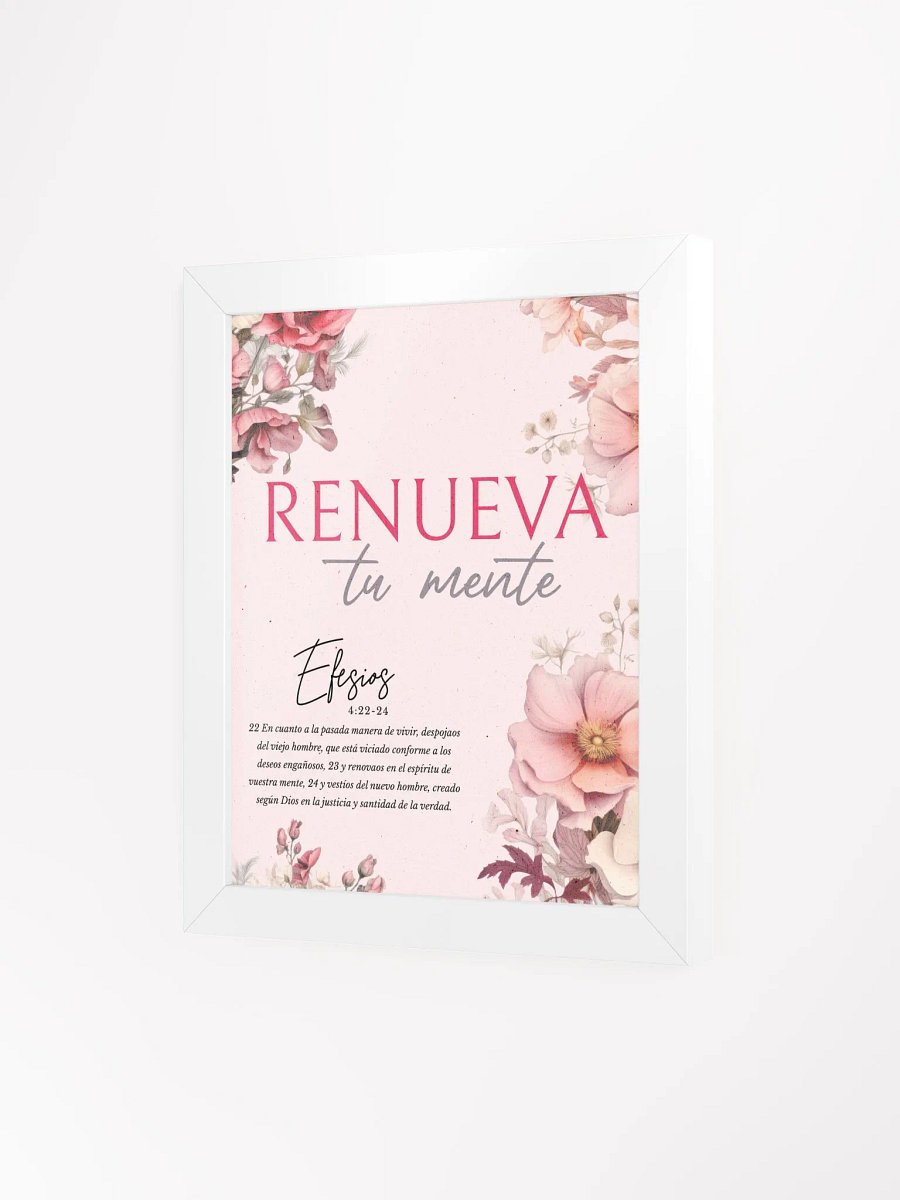 Renew Your Mind Floral Poster product image (31)