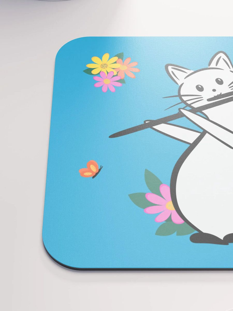 Flute Kitty Mouse Pad - Bass Flute product image (6)