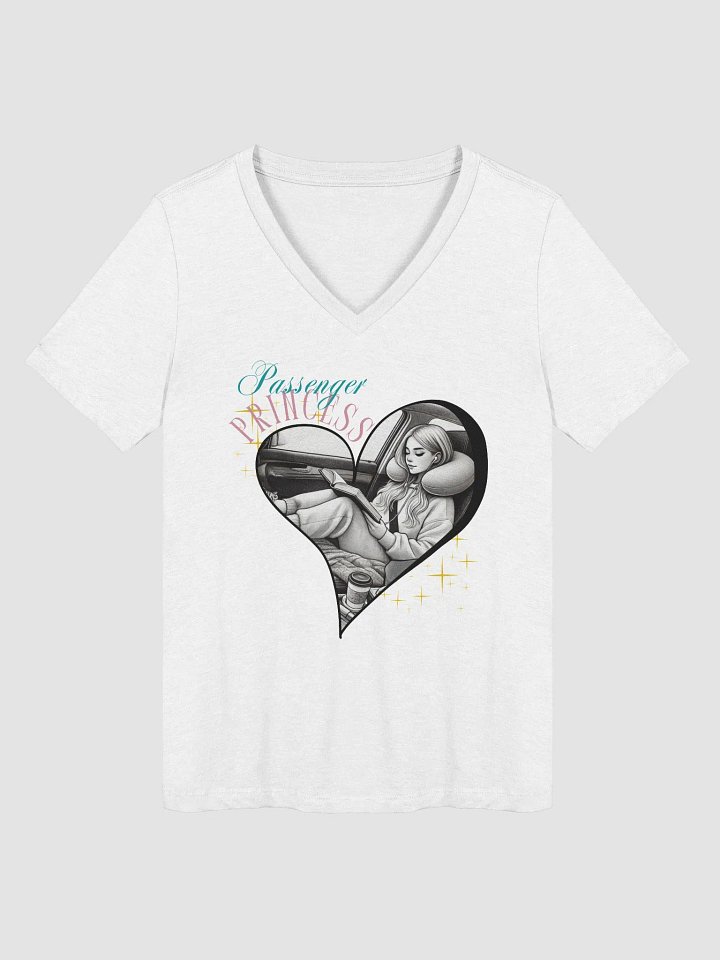 Passenger Princess V-Neck Tee – Road Trip Graphic T-Shirt product image (2)