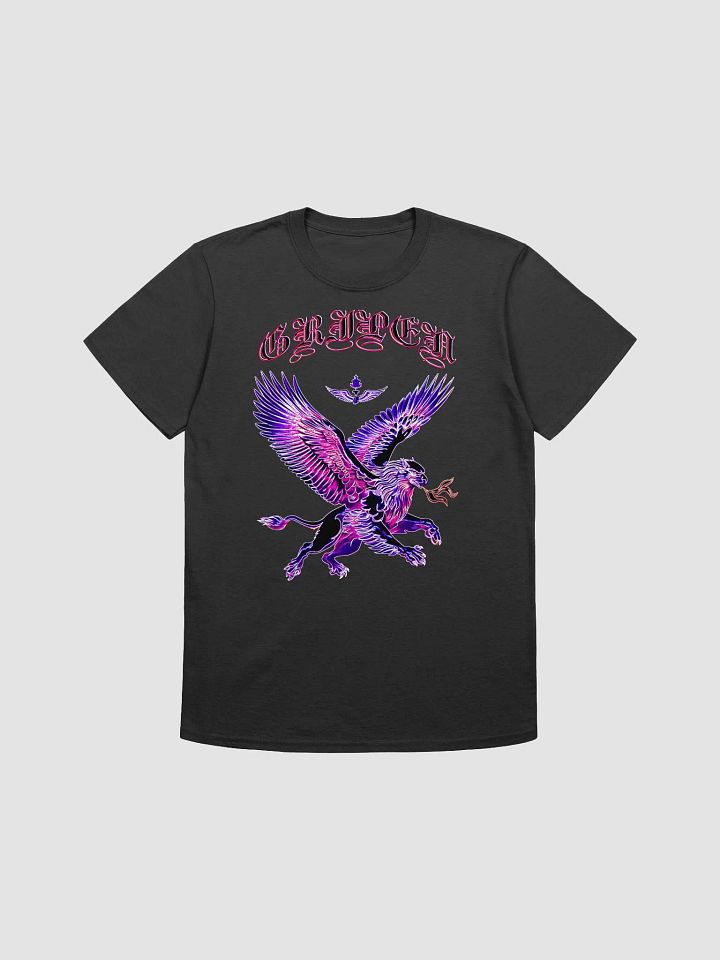 Gripen Flying Magenta//Griffin/Gildan 64000 Unisex Softstyle T-Shirt by Gildan Printed on demand (DTFX) by DUBOW product image (1)