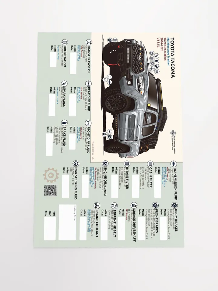 3rd Gen Maintenance Tracker v1.1 - Silver / Cement product image (2)