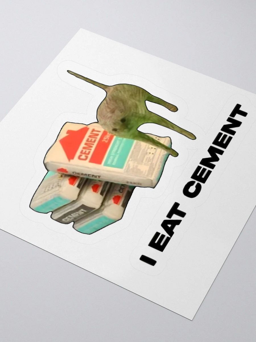 I Eat Cement Sticker product image (3)