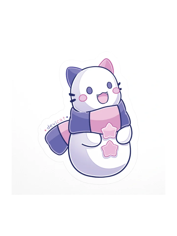Sticker • CandiCat SnowCat • 2025 product image (1)