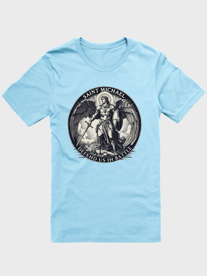 St Michael Defend Us In Battle T-shirt product image (3)