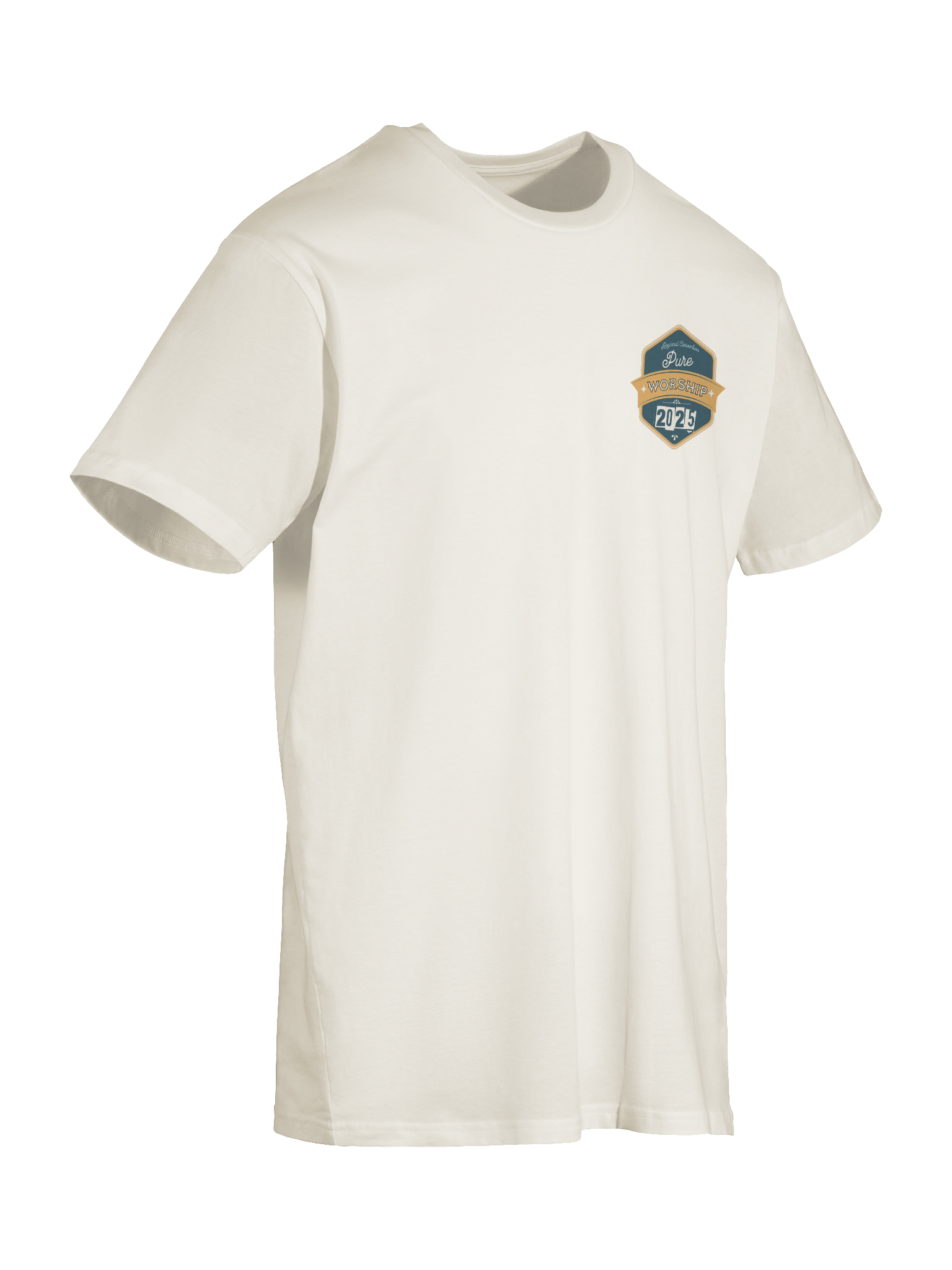 2025 "Pure Worship" Regional Convention Retro Badge T-Shirt product image (7)